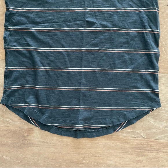 Madewell blue-gray tank with thin stripes - Picture 3 of 4